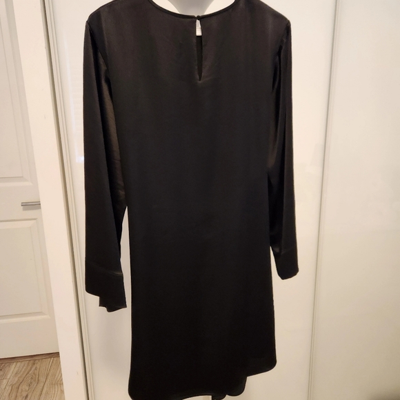 TRECCIA HAMMERED SATIN DRESS - Picture 2 of 3